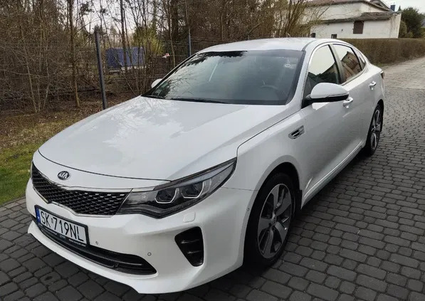 śląskie Kia Optima cena 84900 przebieg: 112600, rok produkcji 2018 z Grajewo